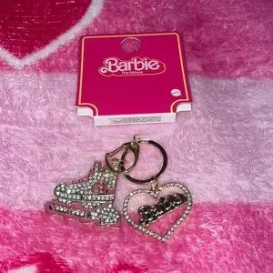 Barbie | Bags | Barbie Rhinestone Roller Skate Keychain New | Poshmark